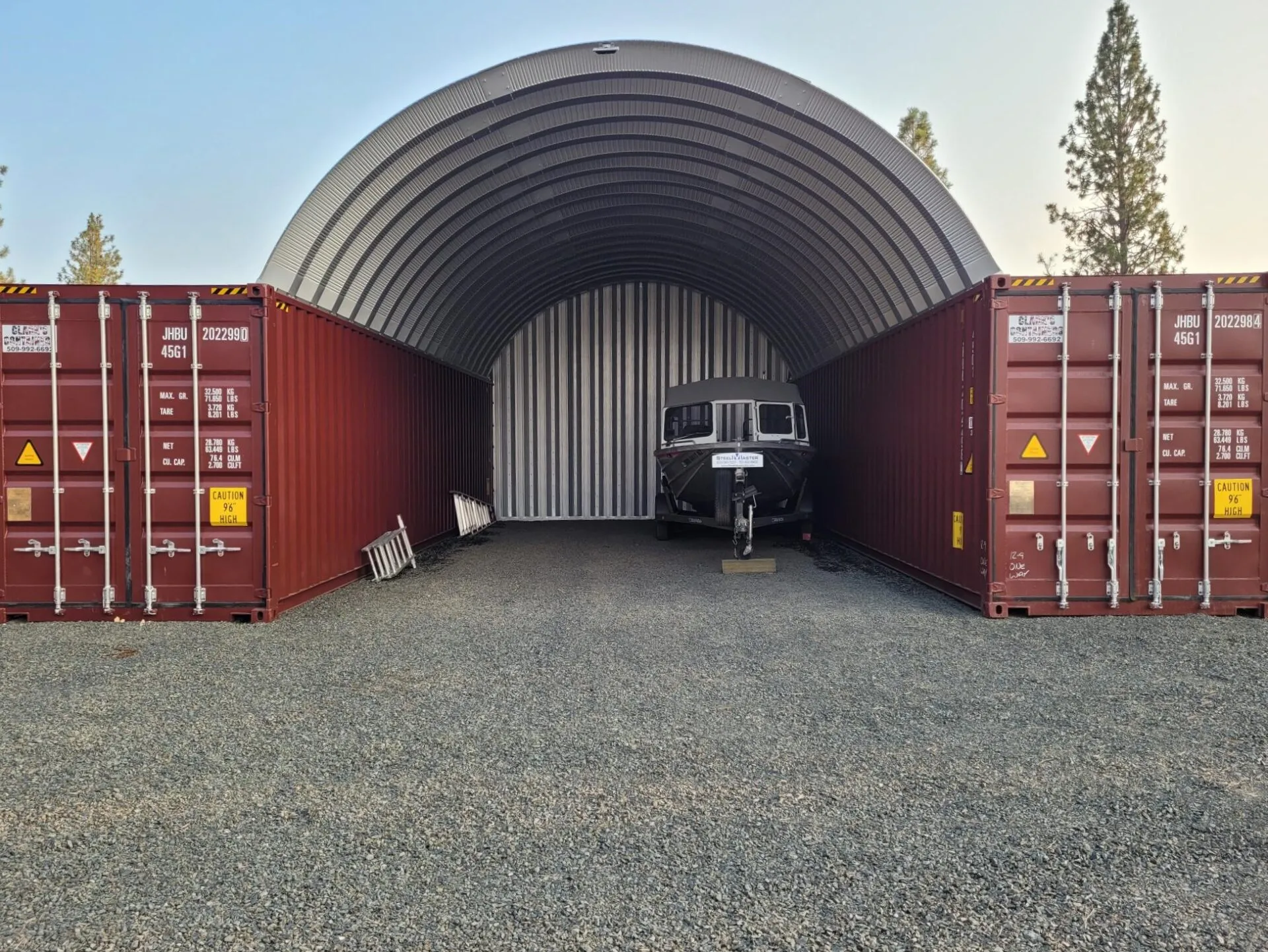Storage trailer and shipping container available for rent from Sams On Site in Toledo